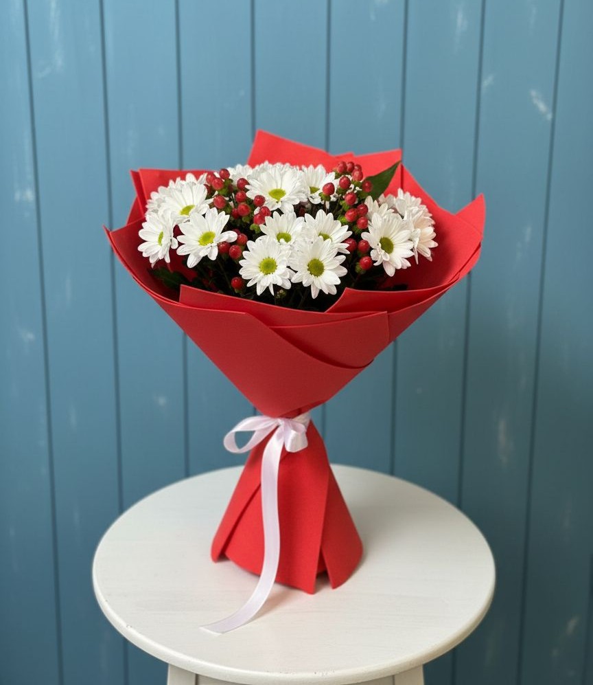 Букет цветов из: Хризантемы в Инкермане