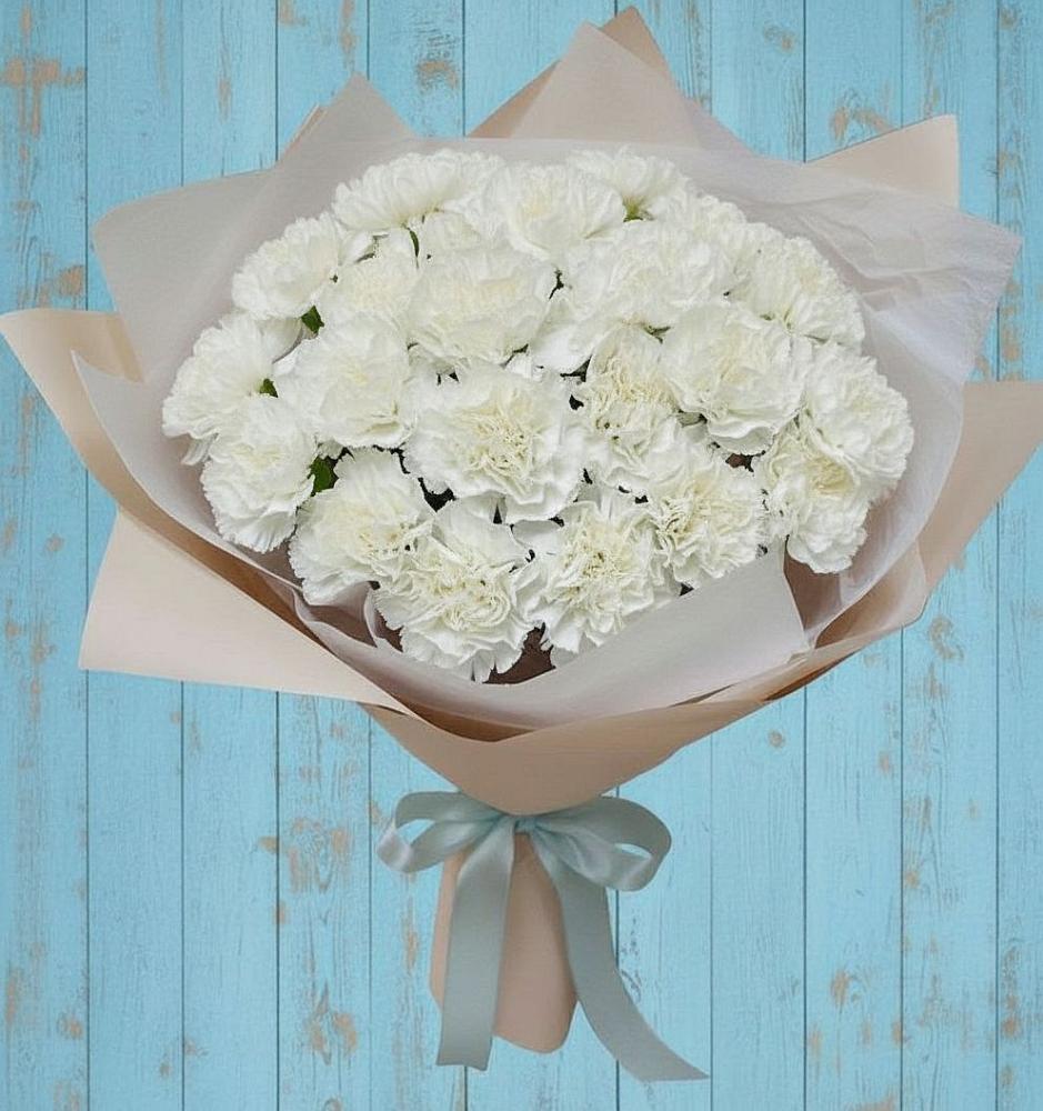 Букет цветов из: Гвоздики в Инкермане