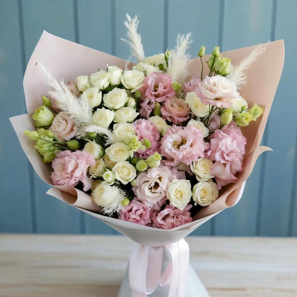 Букет цветов из: Альстромерии и Розы в Инкермане