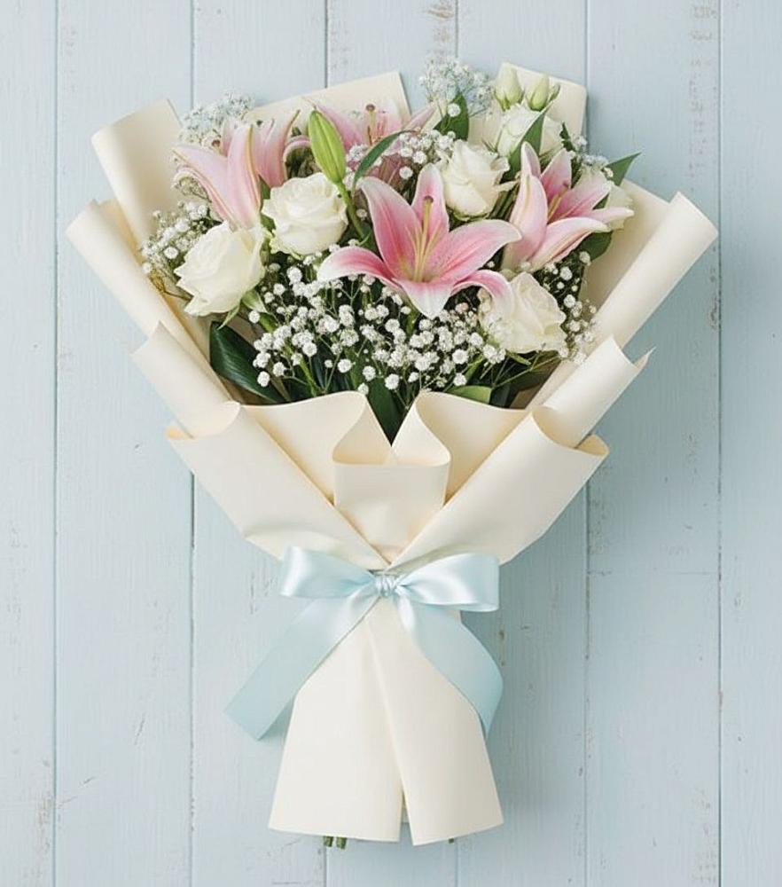 Букет цветов из: Лилии в Инкермане