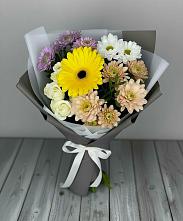 Букет цветов из:  Розы, Герберы и Хризантемы #REPLACE_PRED# Инкермане