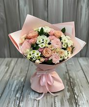 Букет цветов из:  Гвоздики, Розы и Хризантемы в Инкермане