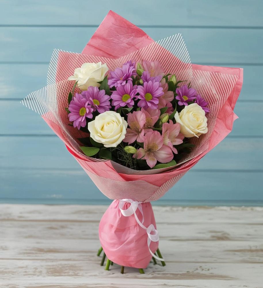 Букет цветов из: Герберы в Инкермане