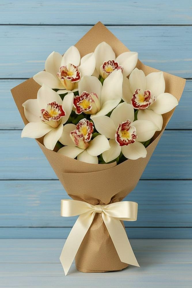 Букет цветов из: Орхидеи и Розы в Инкермане