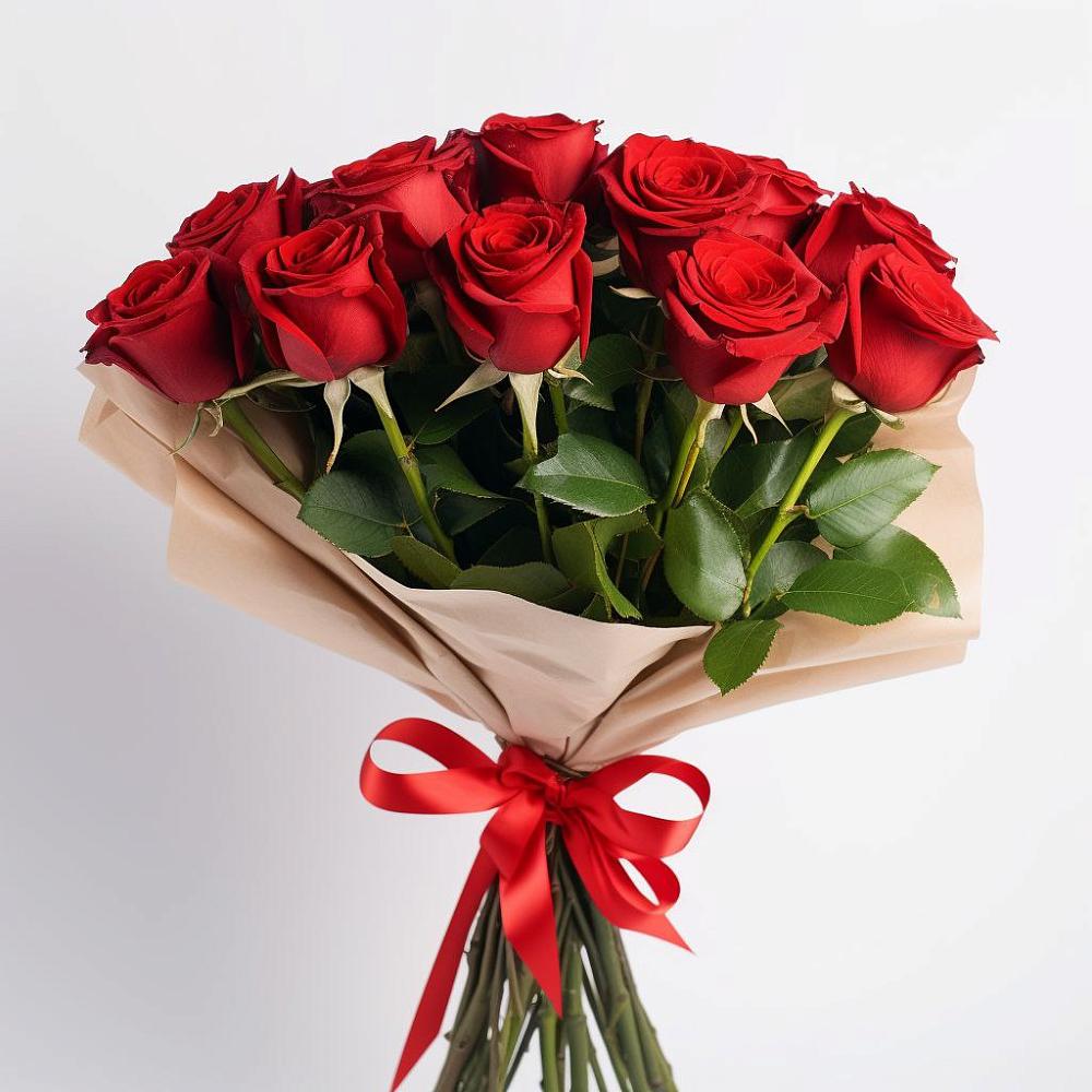 Букет 11 Красных роз Эдлесс Лав в Инкермане